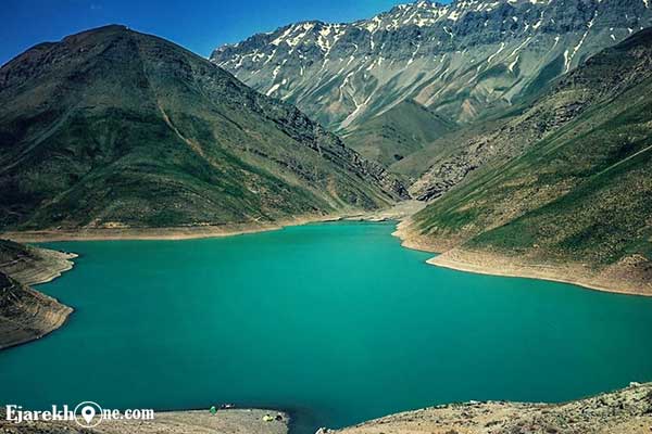 دریاچه ی تار و هویر دماوند در استان تهران 