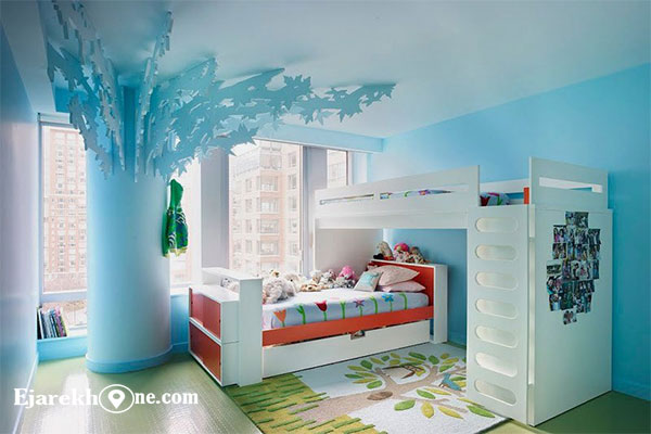 اتاق کودک به رنگ آبی