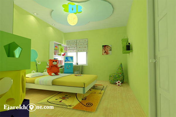 اتاق کودک به رنگ سبز