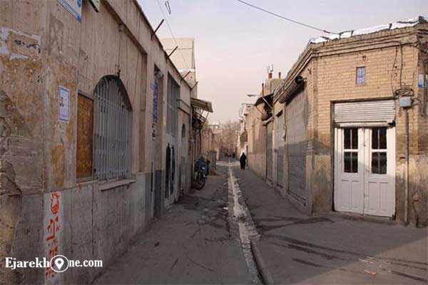 محله قدیمی ثروتمند نشین عودلاجان در تهران قدیم