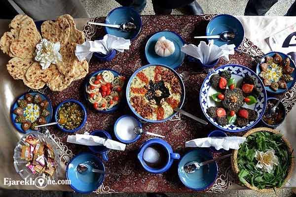 گردشگری غذا در ایران|آپارتمان مبله در تهران
