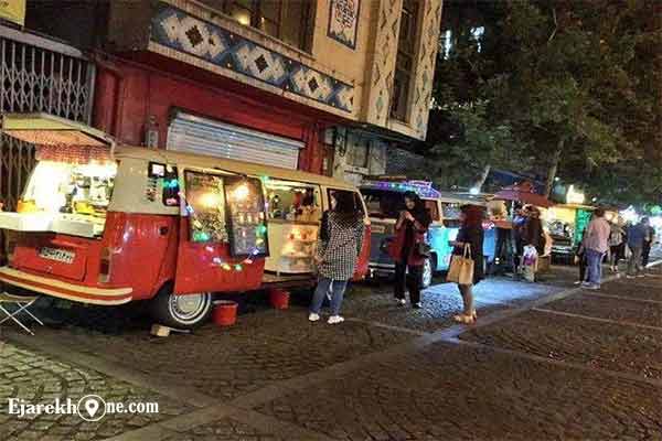 غذای خیابانی تهران-خیابان 30 تیر
